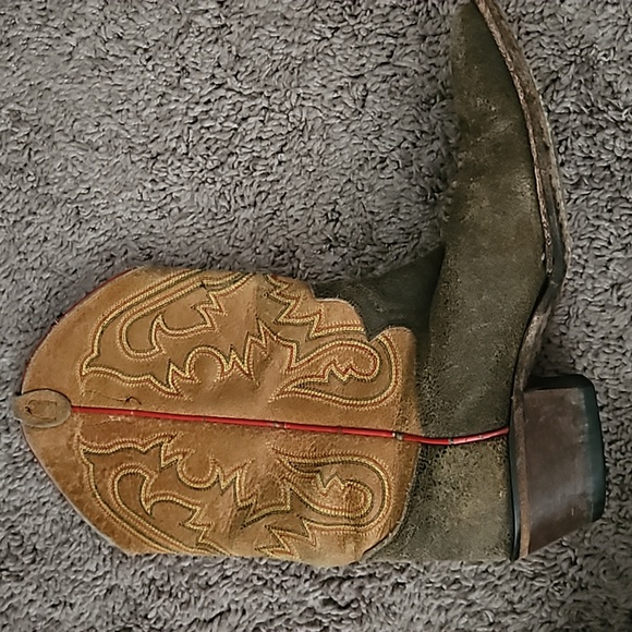 Justin Boots Suede Leather - Picture 14 of 15